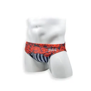 2 Inch Flat Front Swim Brief - Night Circus