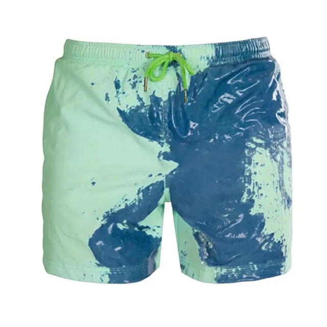 2020 Color-changing Swimming Trunks Men Swimwear Swim Shorts Men Beach Shorts Briefs Boxer Sunga Discoloration Swimsuit Men