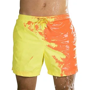 2020 Color-changing Swimming Trunks Men Swimwear Swim Shorts Men Beach Shorts Briefs Boxer Sunga Discoloration Swimsuit Men