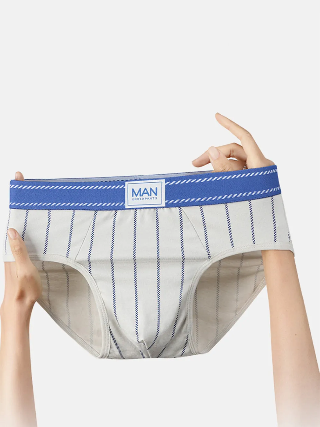 3 Pack Mens Classic Striped Briefs