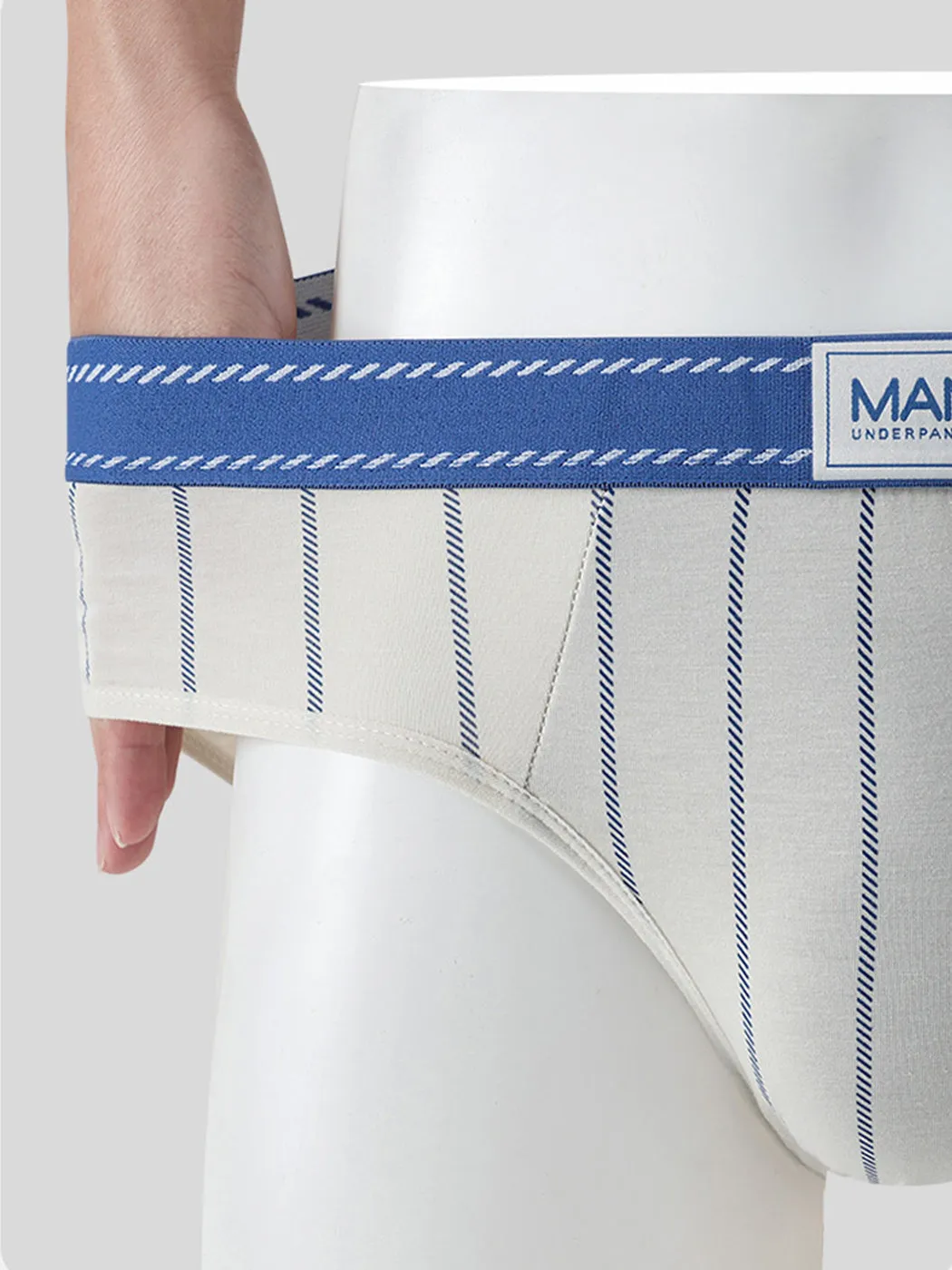 3 Pack Mens Classic Striped Briefs