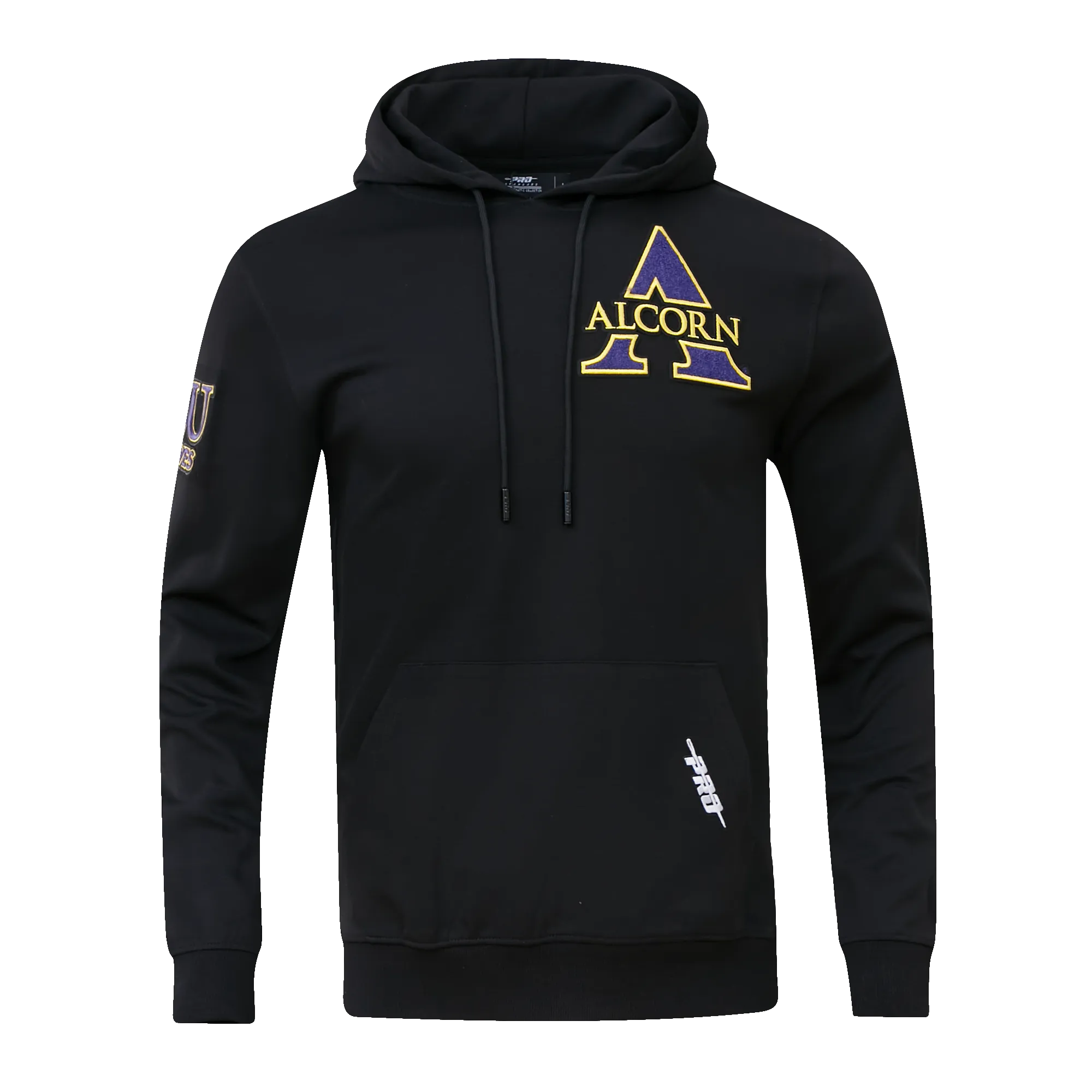ALCORN STATE UNIVERSITY CLASSIC MEN'S PO HOODIE (BLACK)