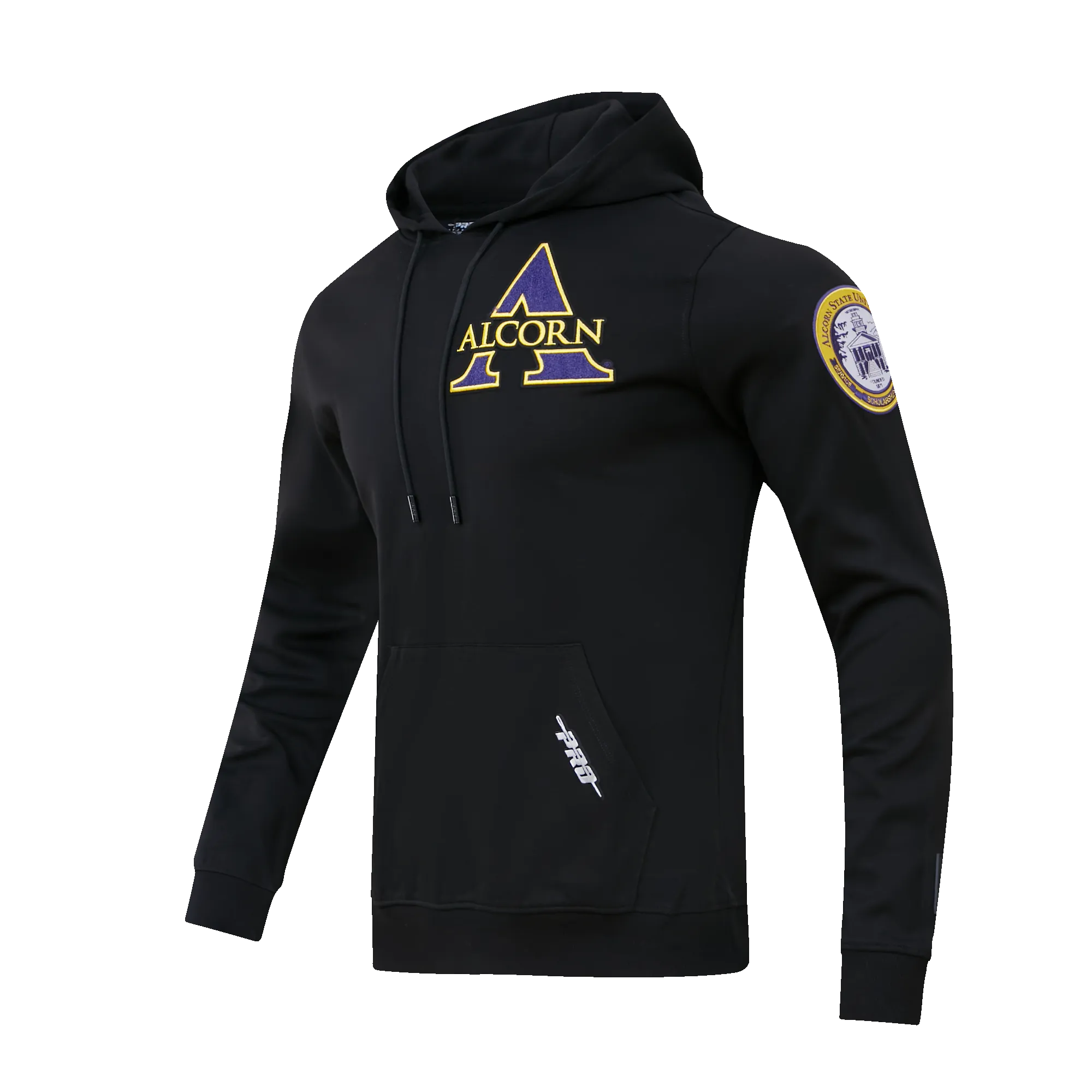ALCORN STATE UNIVERSITY CLASSIC MEN'S PO HOODIE (BLACK)