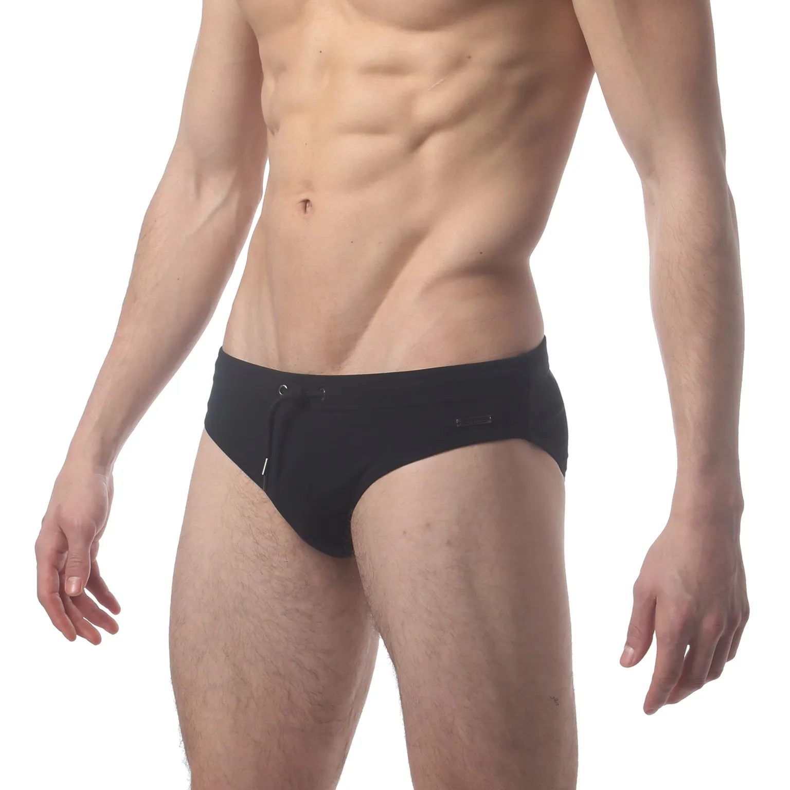 Black Solid Meridian Bikini