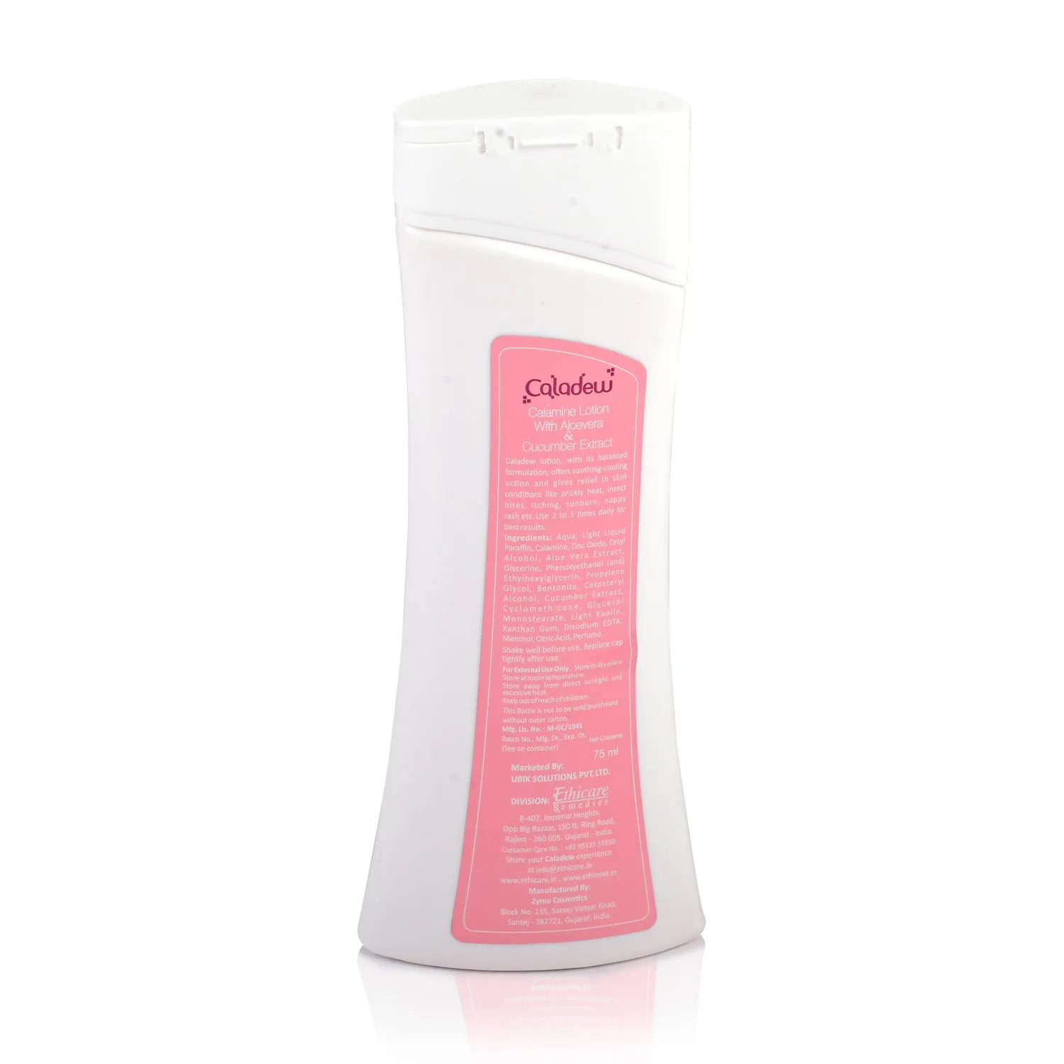 Caladew Calamine Lotion | Soothing Lotion with Aloe Vera & Cucumber Extract (75ml)