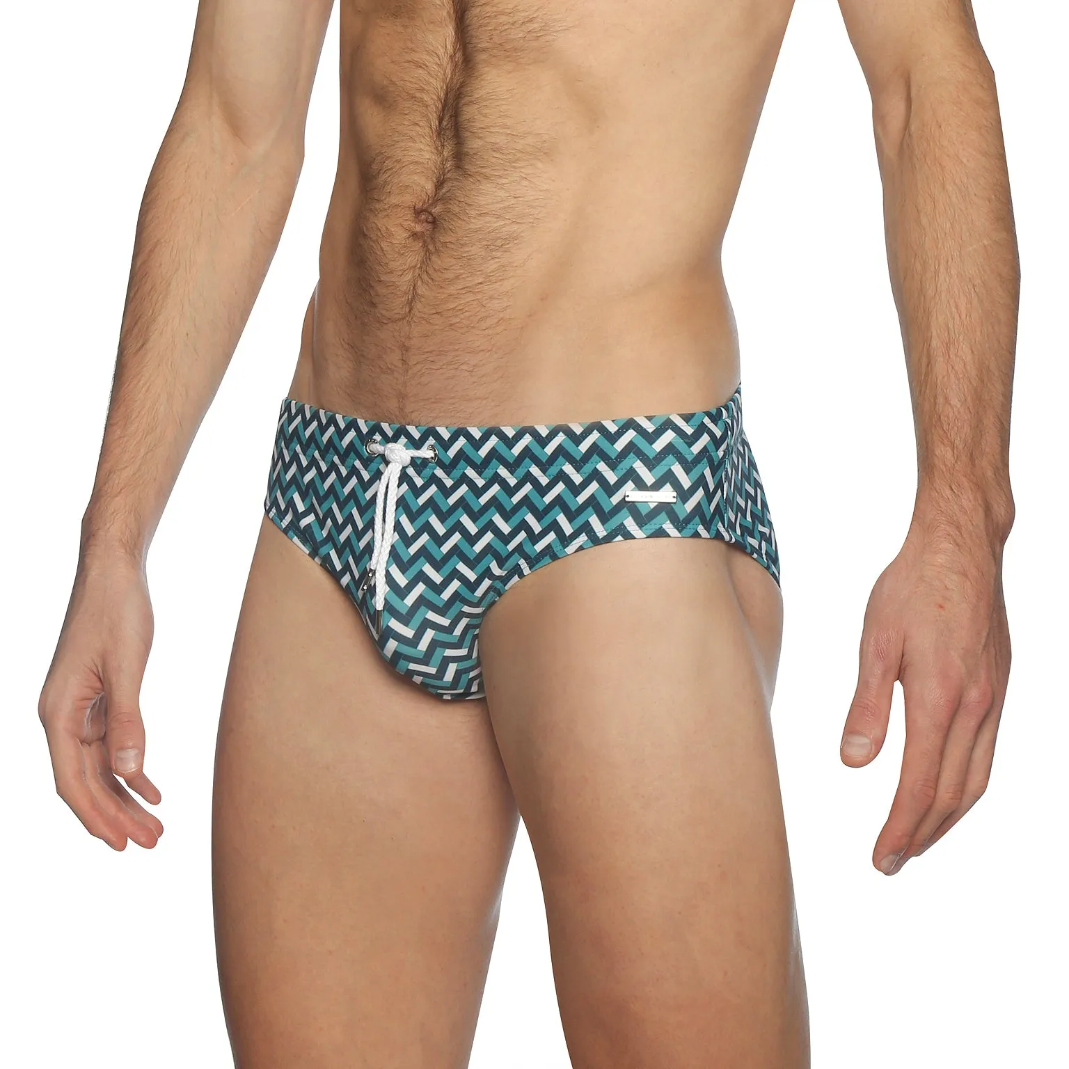 Chevrons Peacock Print Meridian Bikini