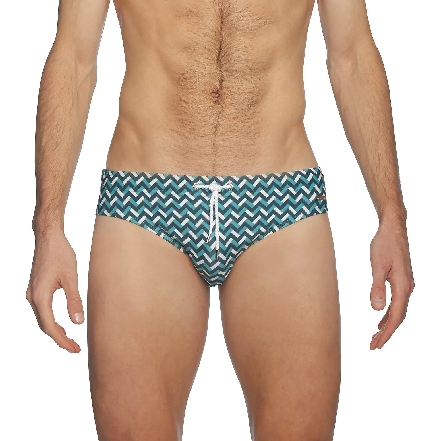Chevrons Peacock Print Meridian Bikini