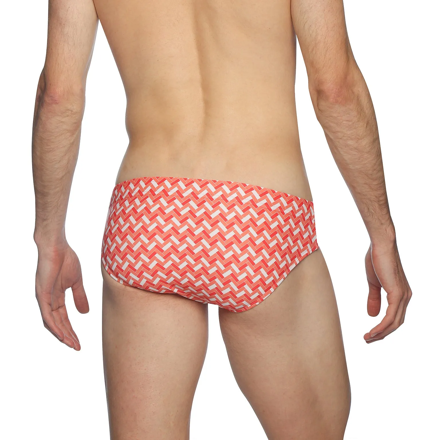 Chevrons Ragusa Red Print Meridian Bikini