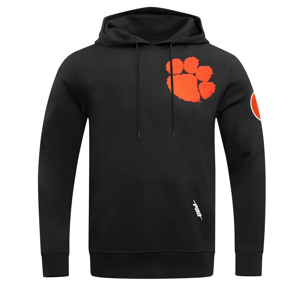CLEMSON UNIVERSITY CLASSIC MEN'S PULLOVER HOODIE (BLACK)