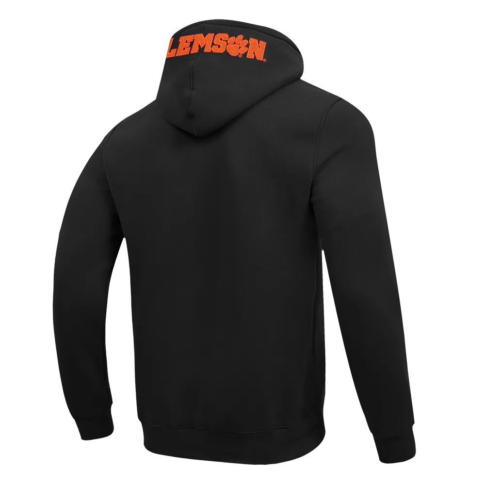 CLEMSON UNIVERSITY CLASSIC MEN'S PULLOVER HOODIE (BLACK)
