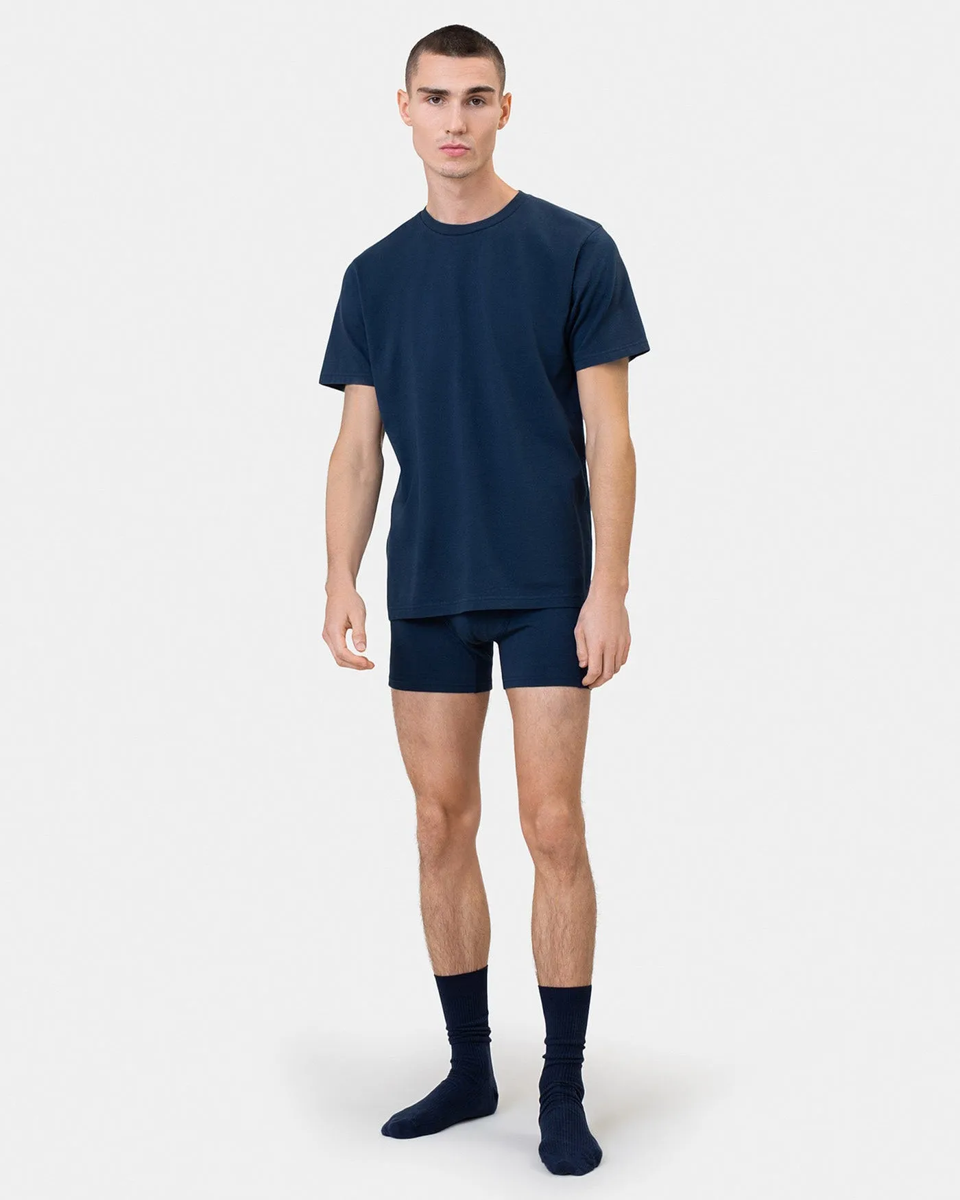 Colorful Standard Classic Organic Boxer Briefs - Navy Blue