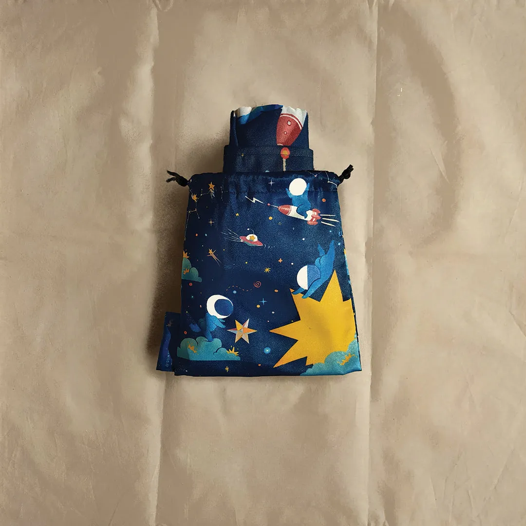 Cosmos Drawstring Bag Patterned