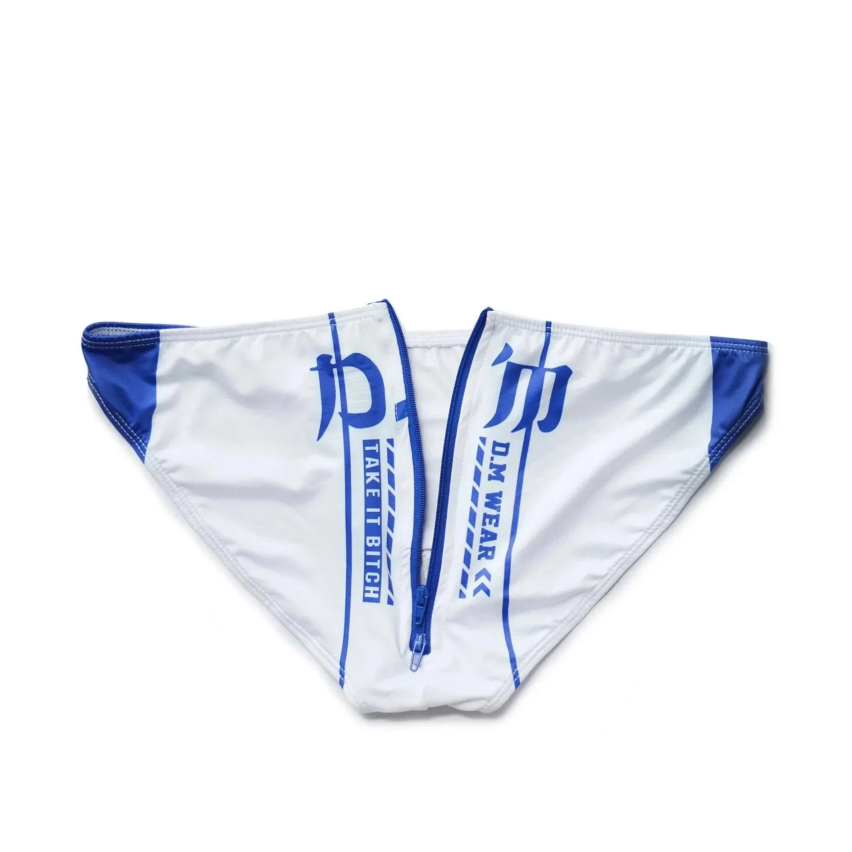 DM Take It Bitch Zippered Swim Briefs