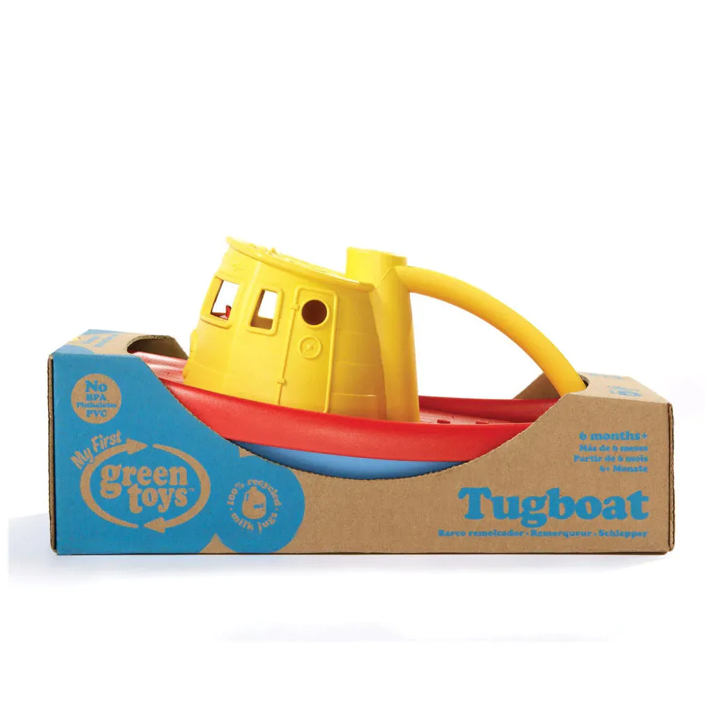 Green Toys Tugboat (Yellow Top)