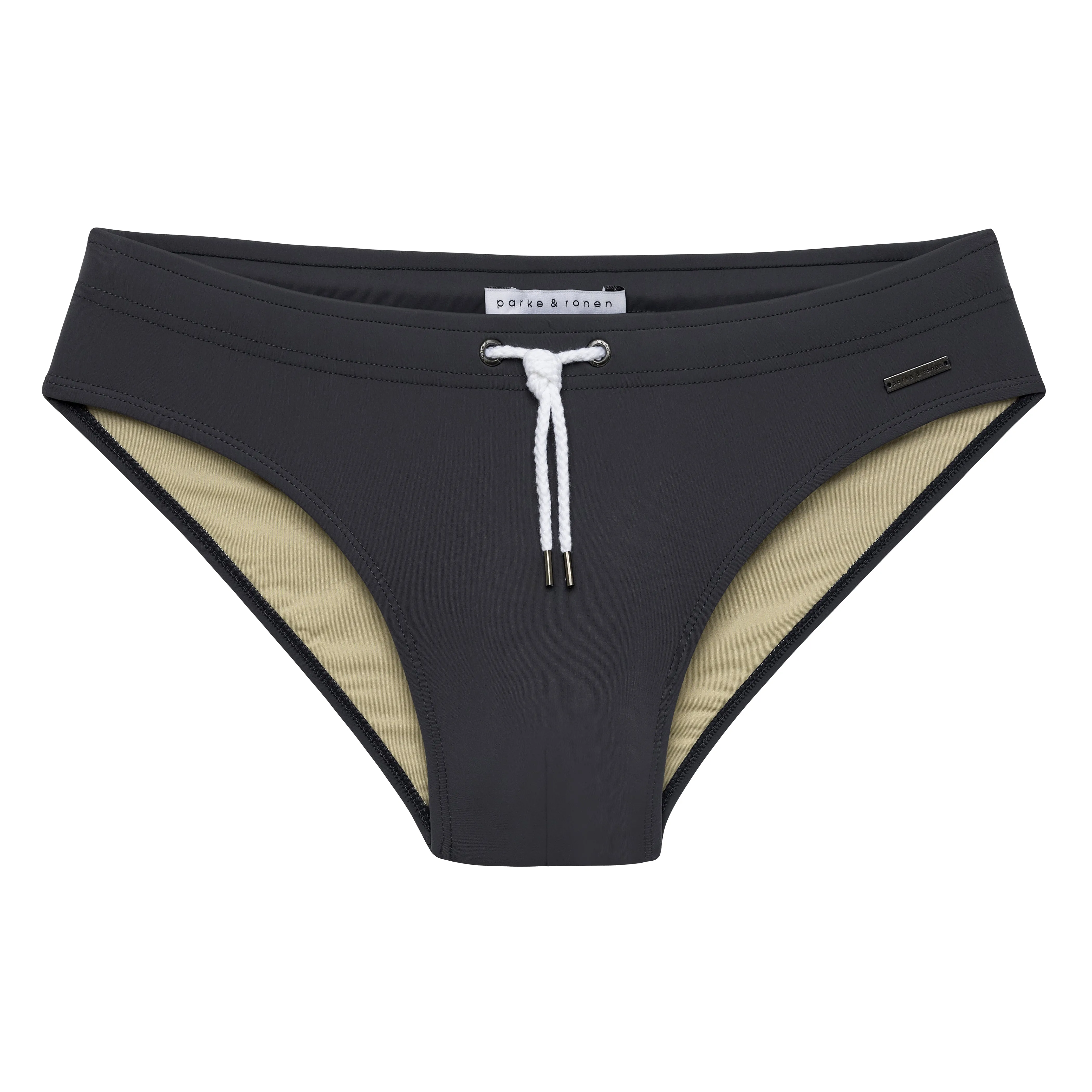 Grey Solid Meridian Bikini