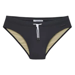 Grey Solid Meridian Bikini