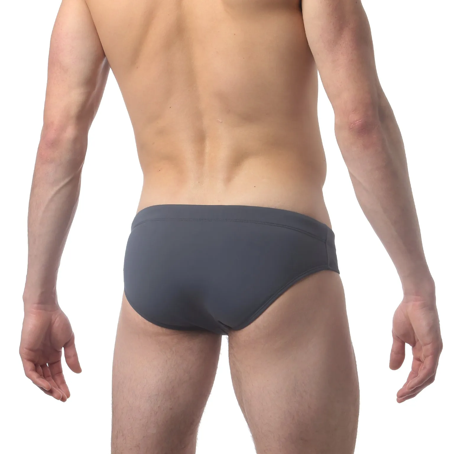 Grey Solid Meridian Bikini