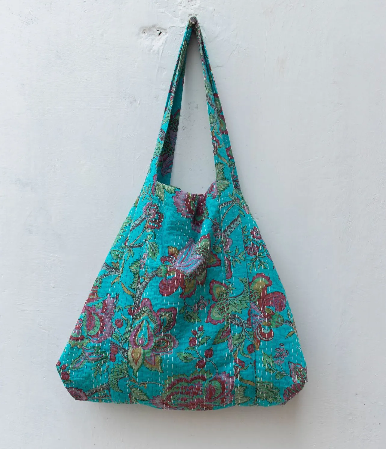 Handmade Kantha Quilt Bohemian Tote Bags
