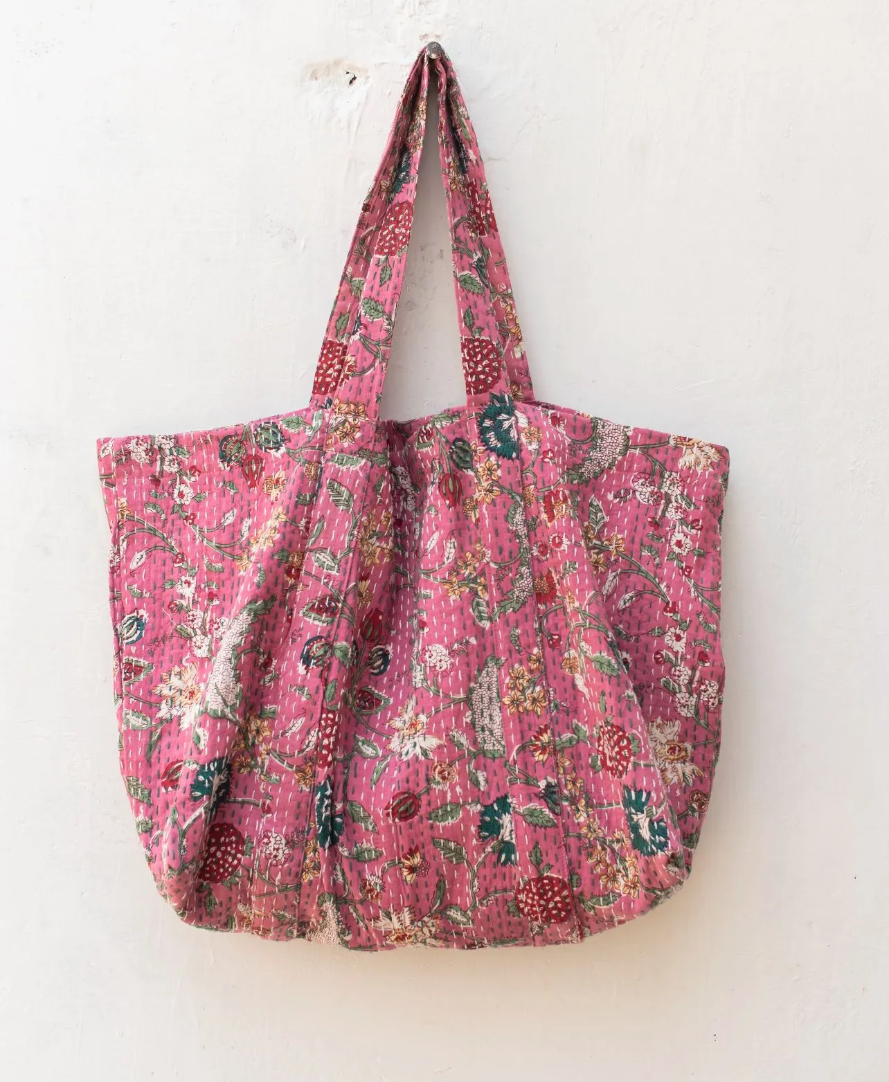Handmade Kantha Quilt Bohemian Tote Bags