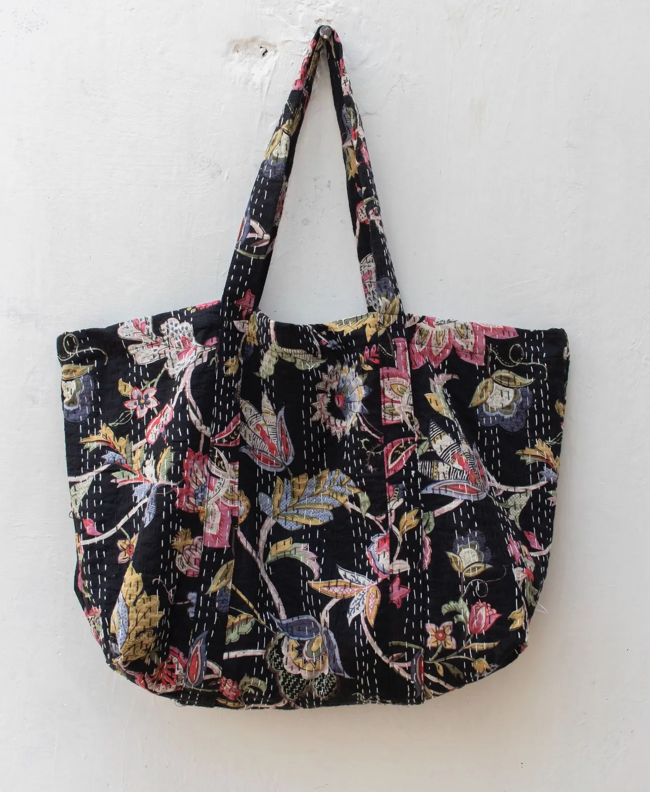 Handmade Kantha Quilt Bohemian Tote Bags