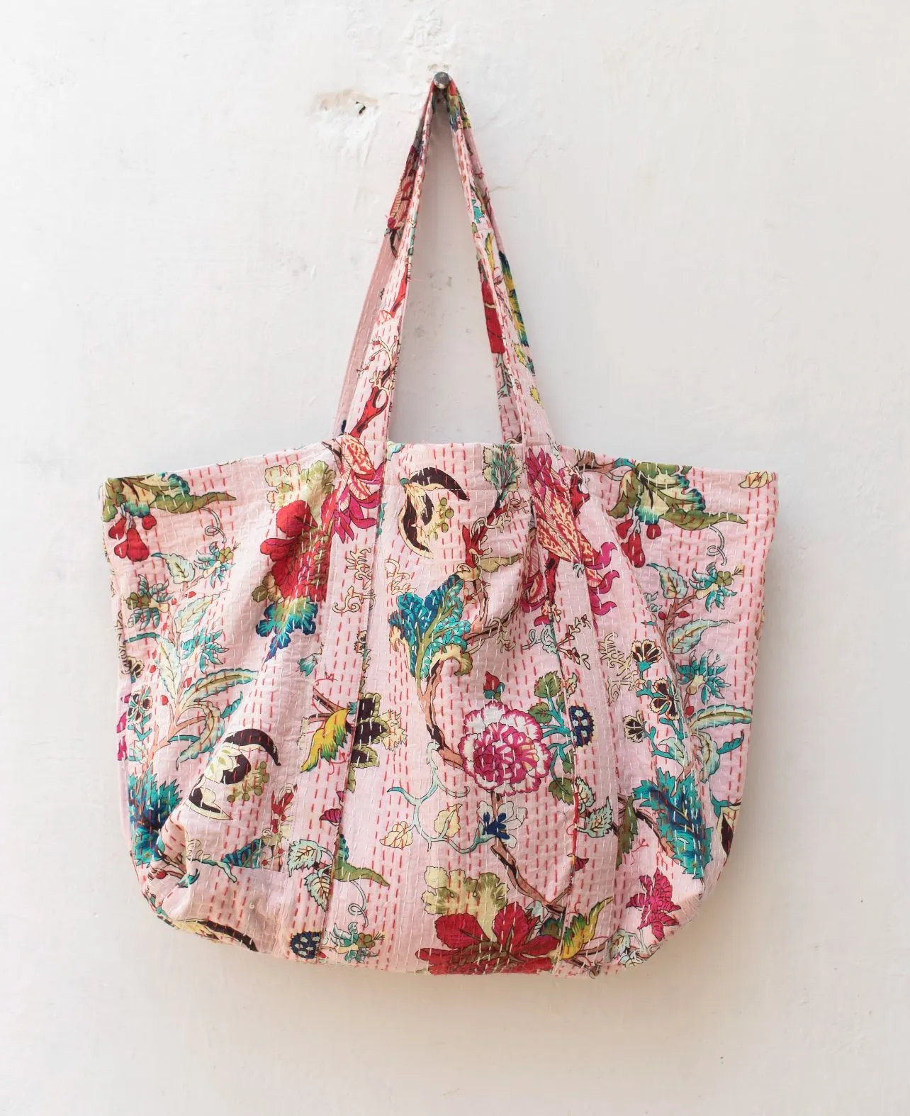 Handmade Kantha Quilt Bohemian Tote Bags