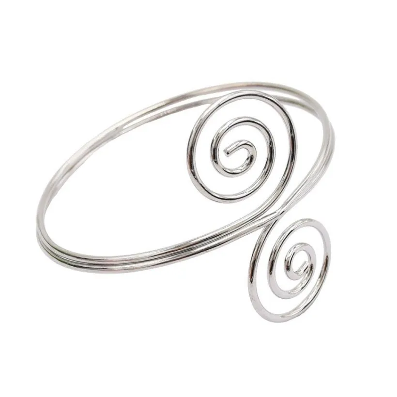 INDIYAH Swirl Spiral Upper Arm Cuff