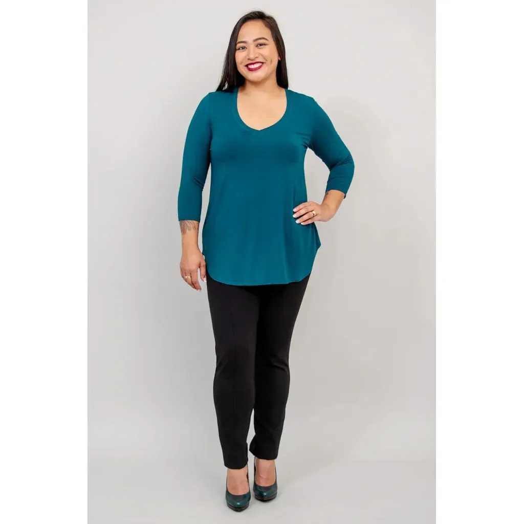 Jazz 3/4 Sleeve Bamboo Top