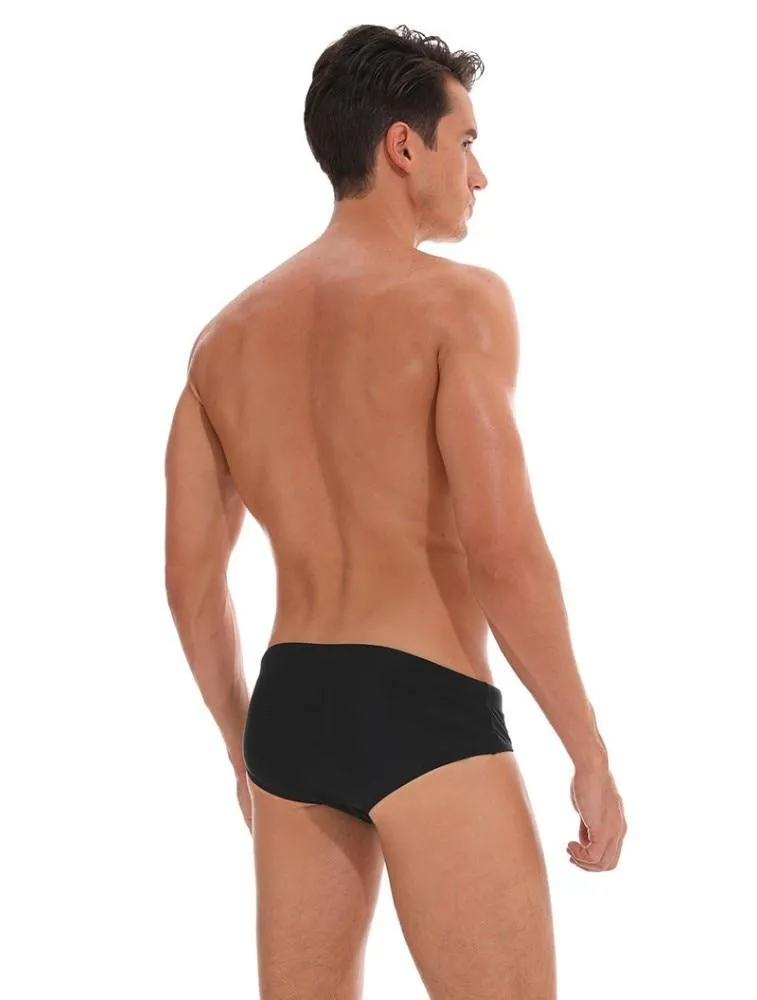 Midnight Black Swim Briefs