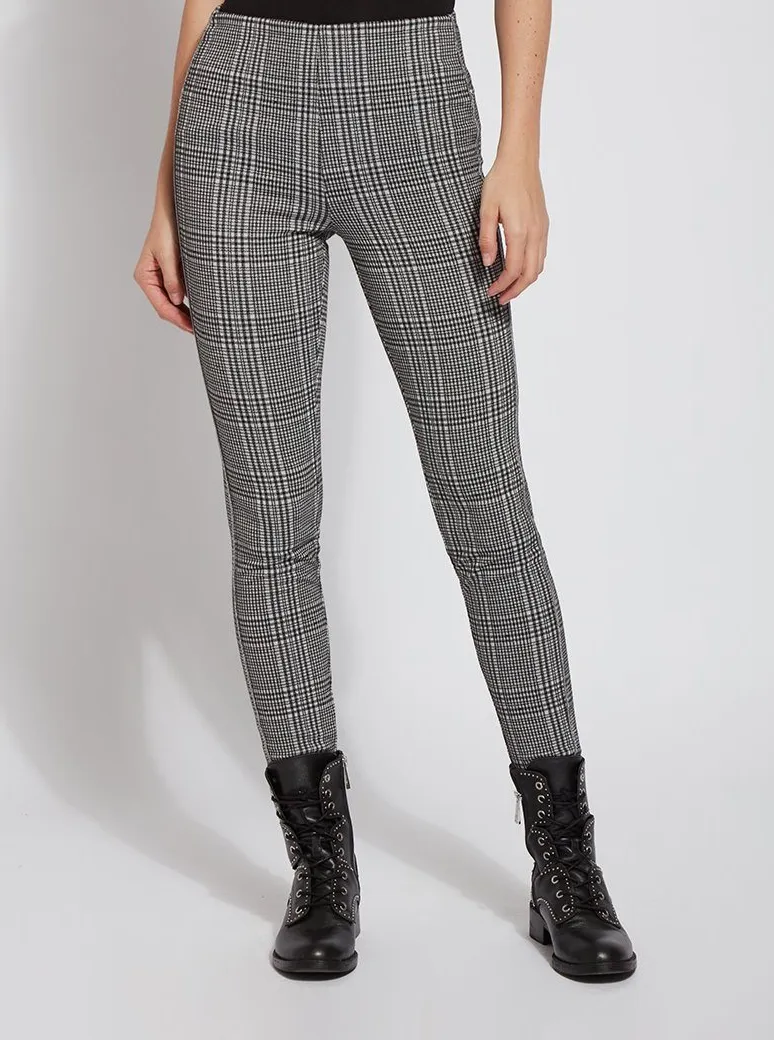 Patterned Ponte Toothpick Legging [10-2939-Sterling]