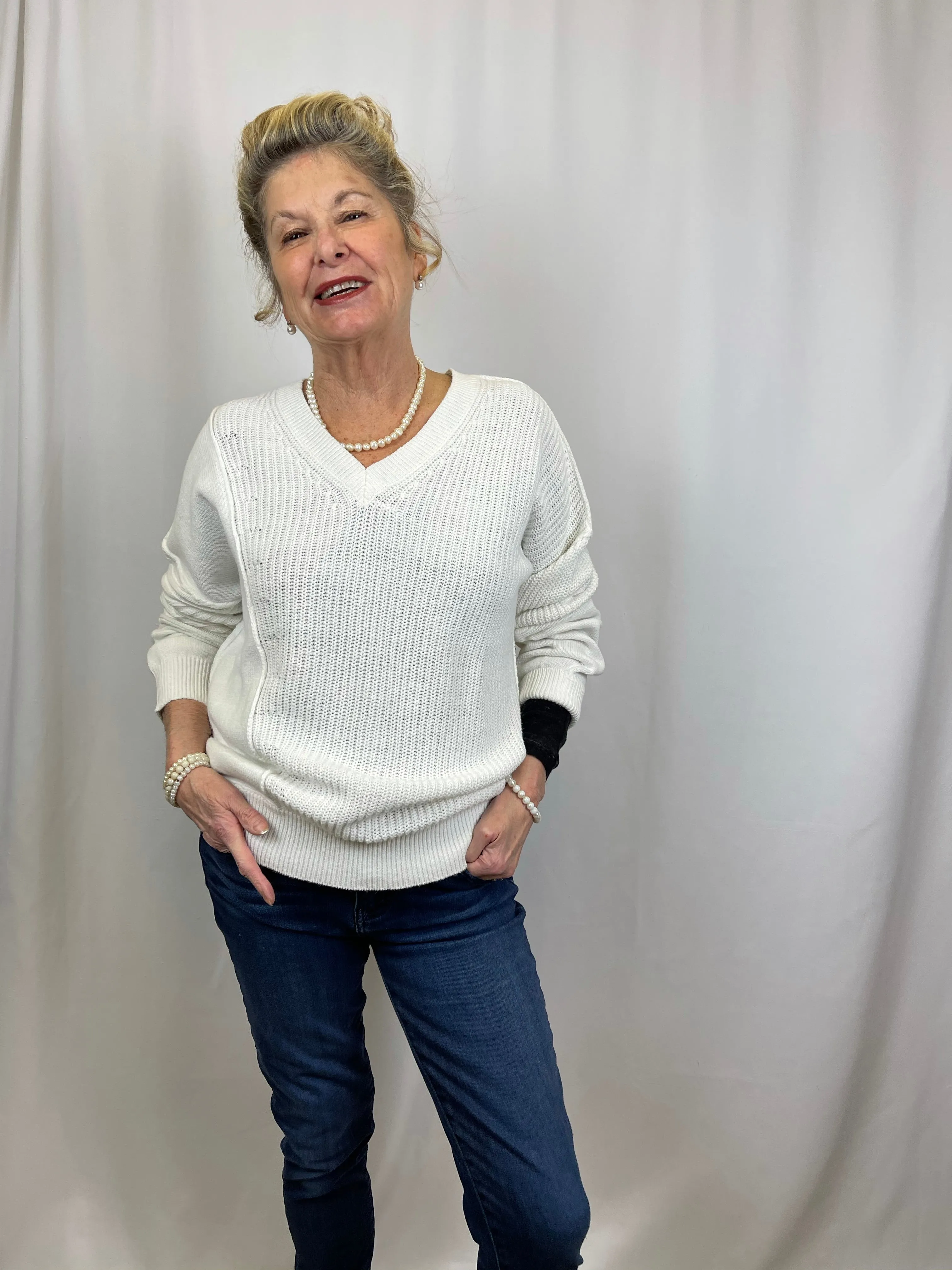 PBJ Pullover White BL363