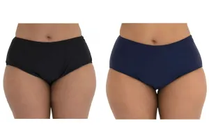 PL-BBB - Wholesale Women's Plus Swim Brief Bottom