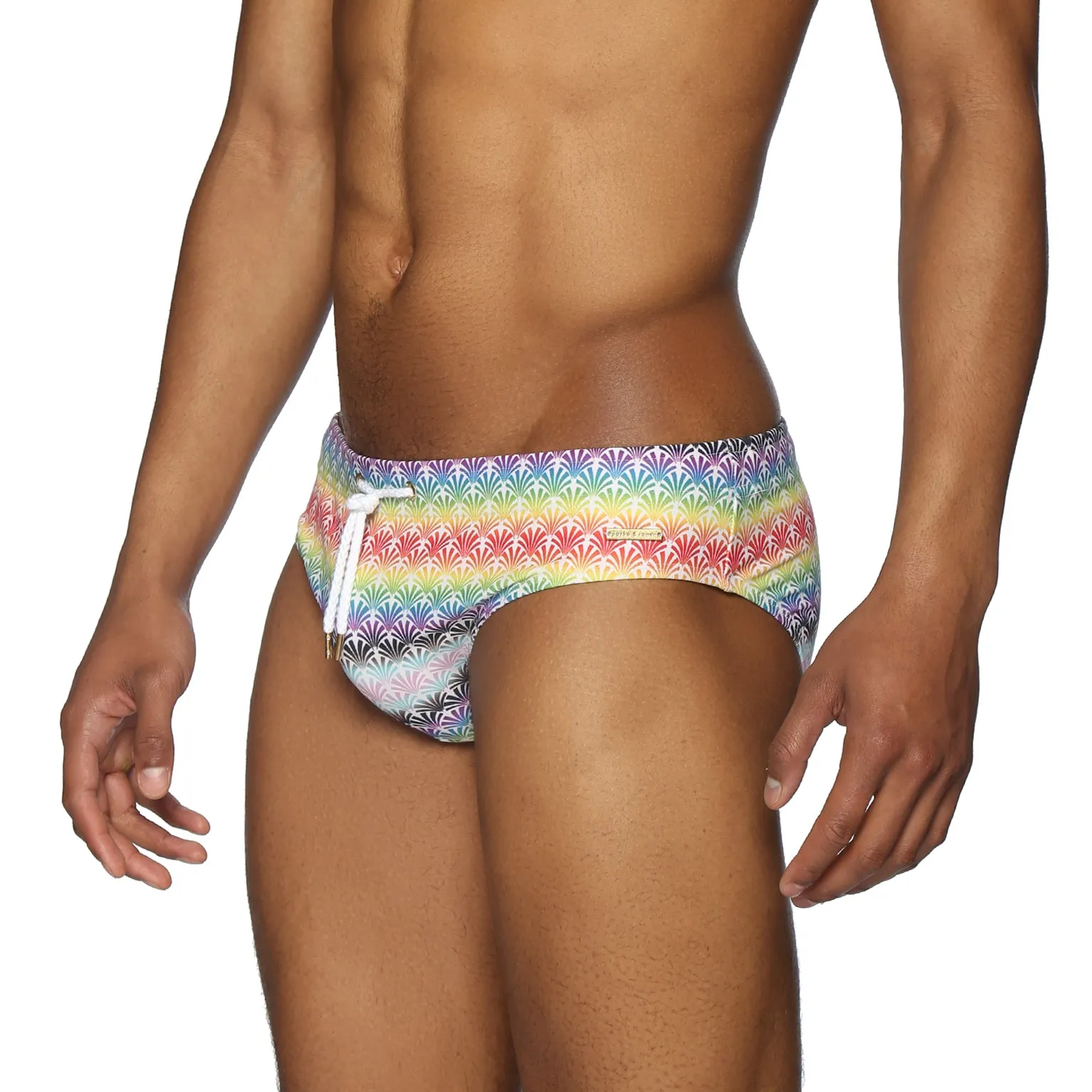 PRIDE EDITION- White Parade Print Meridian Bikini