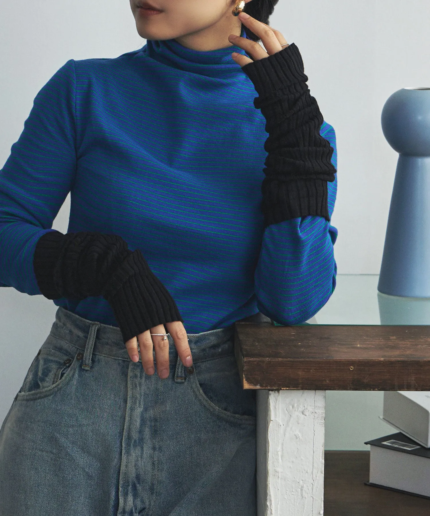 Rib arm warmer