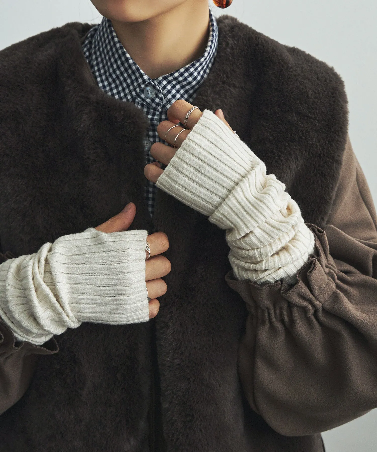 Rib arm warmer