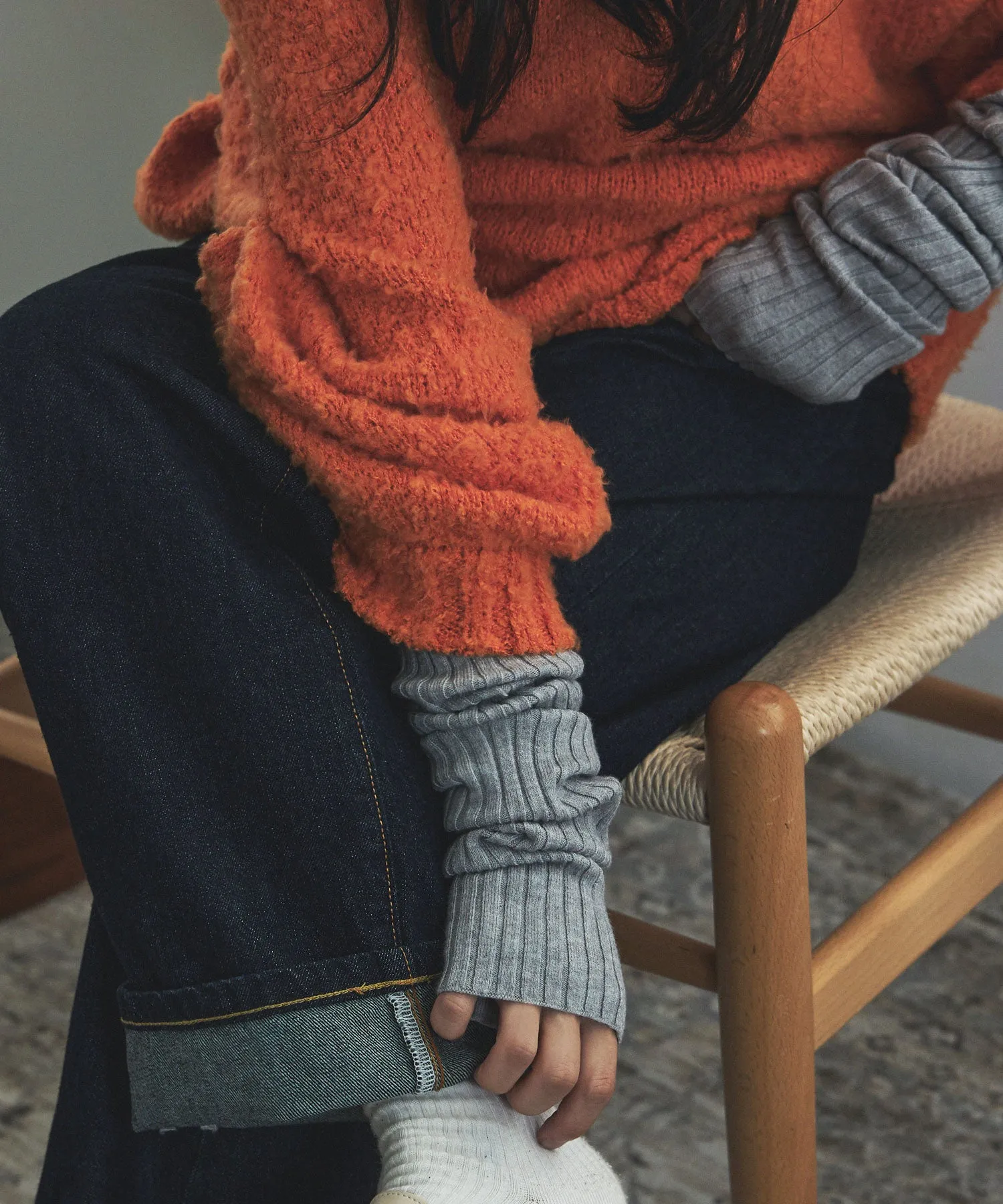 Rib arm warmer