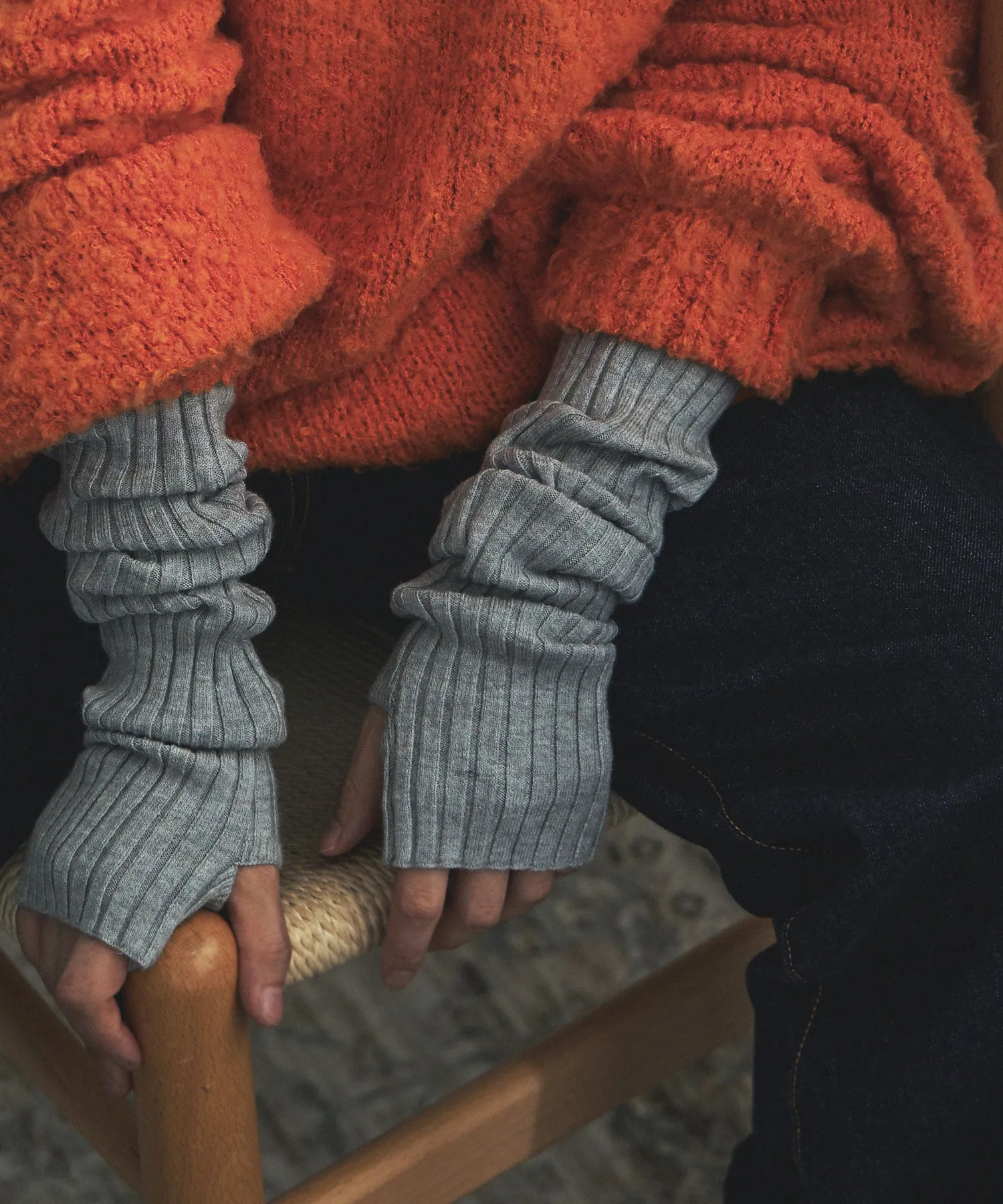 Rib arm warmer