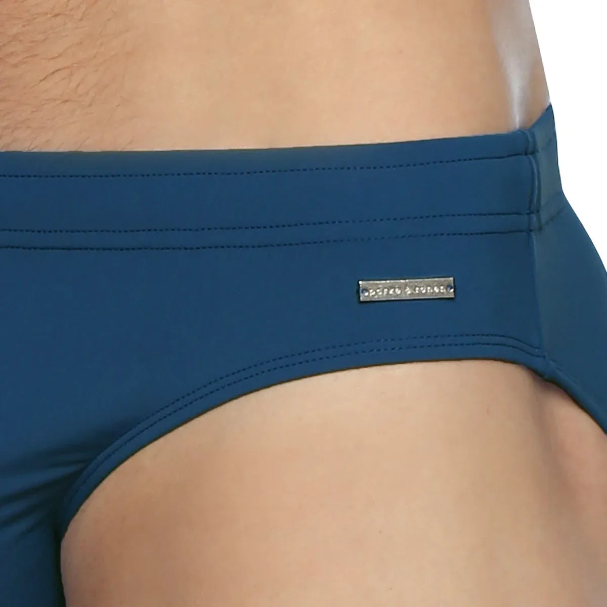 Seaport Blue Solid Meridian Bikini