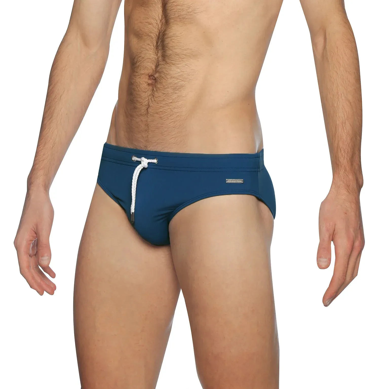 Seaport Blue Solid Meridian Bikini