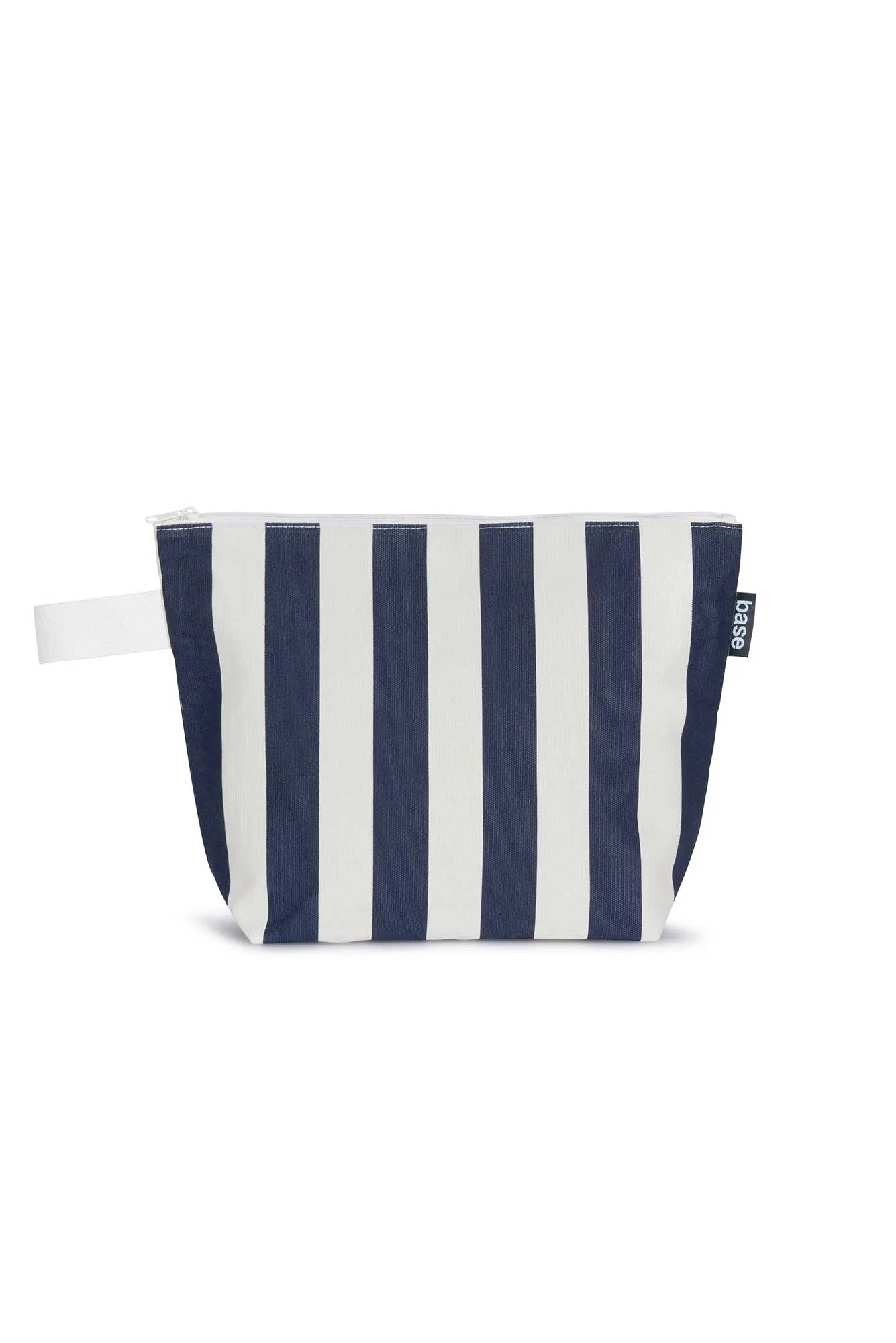 Stash Base Large Navy Stripe Clutch