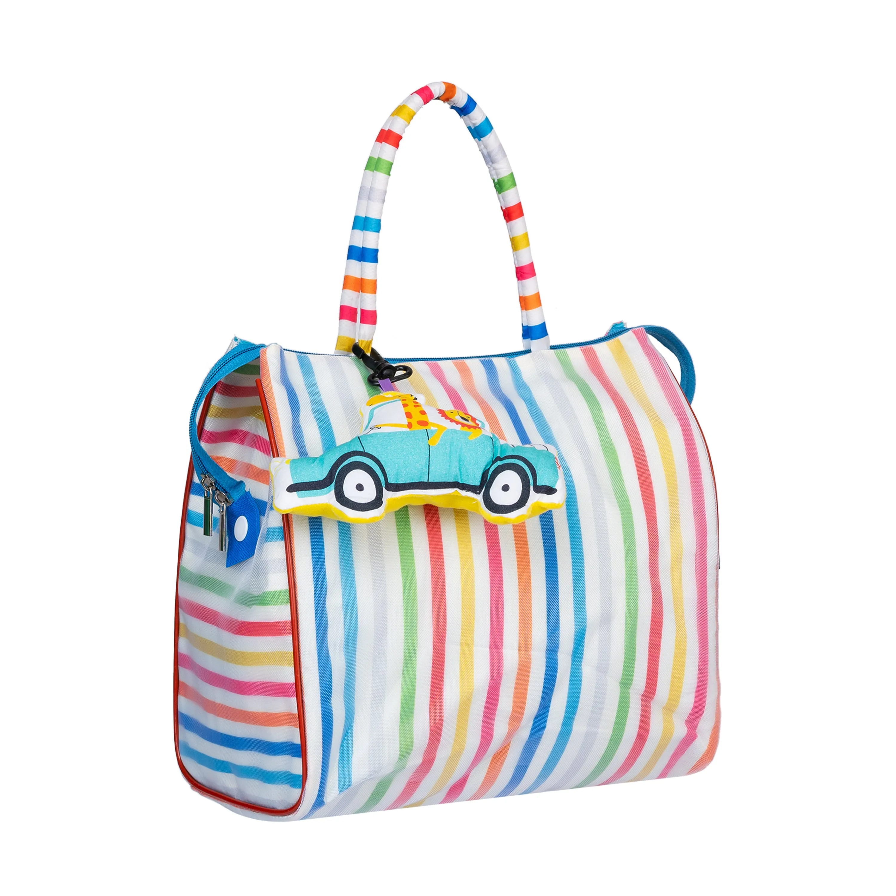 Stripes Car Tote Bag