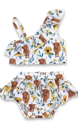 swim highland cow