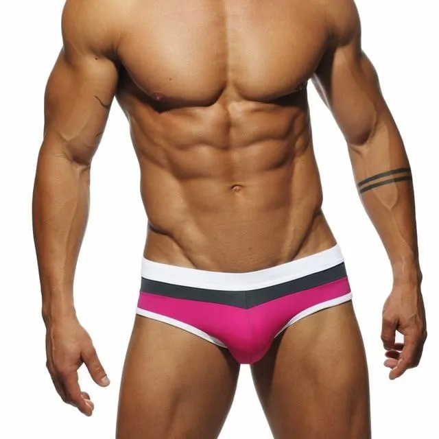 Tri-Color Swim Briefs