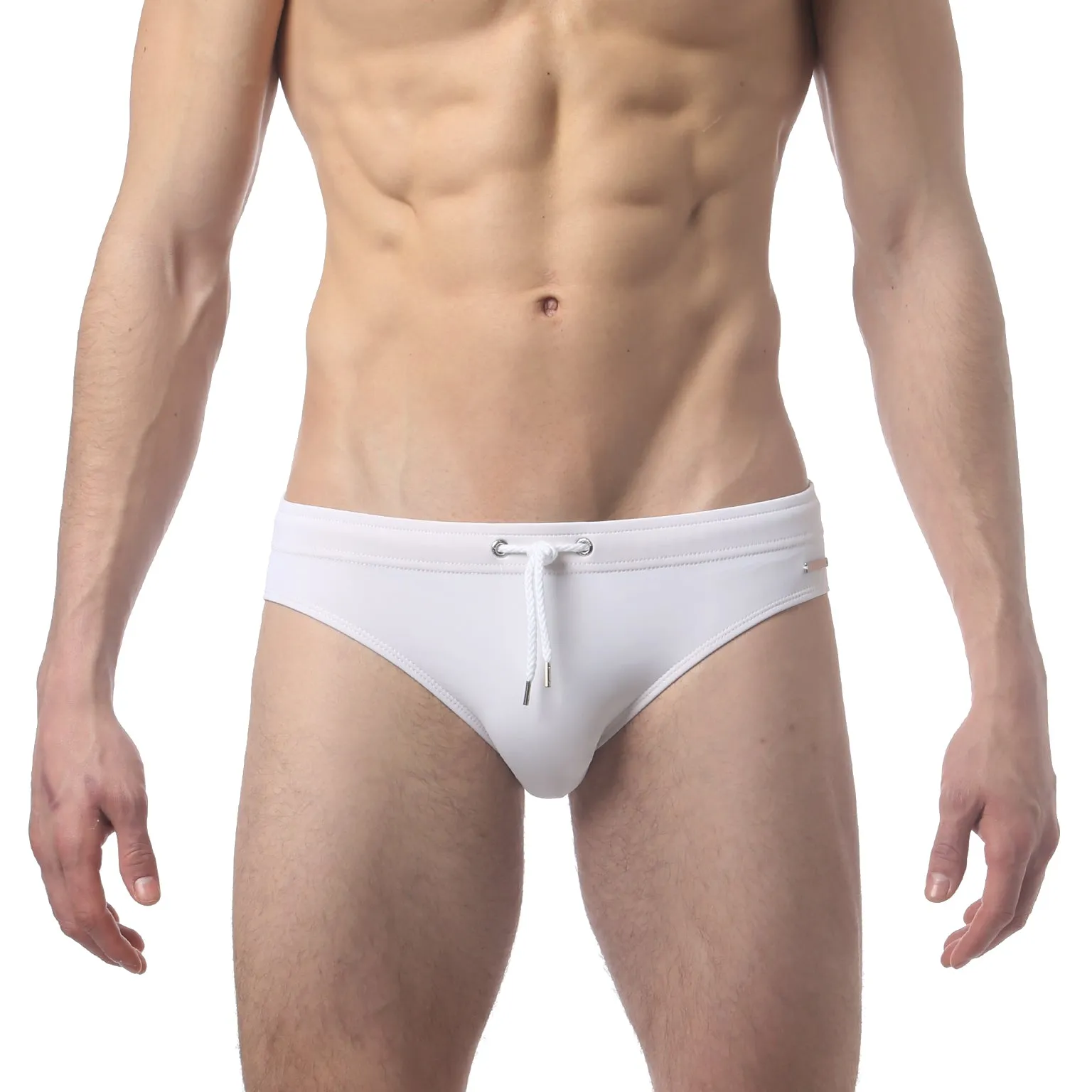 White Solid Meridian Bikini