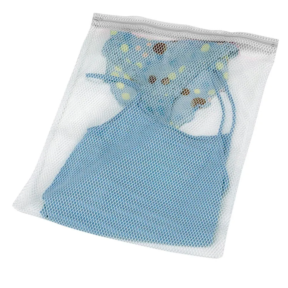 Zippered Mesh Laundry Wash Bags 15" x 18" Delicates Lingerie Hosiery Net New !
