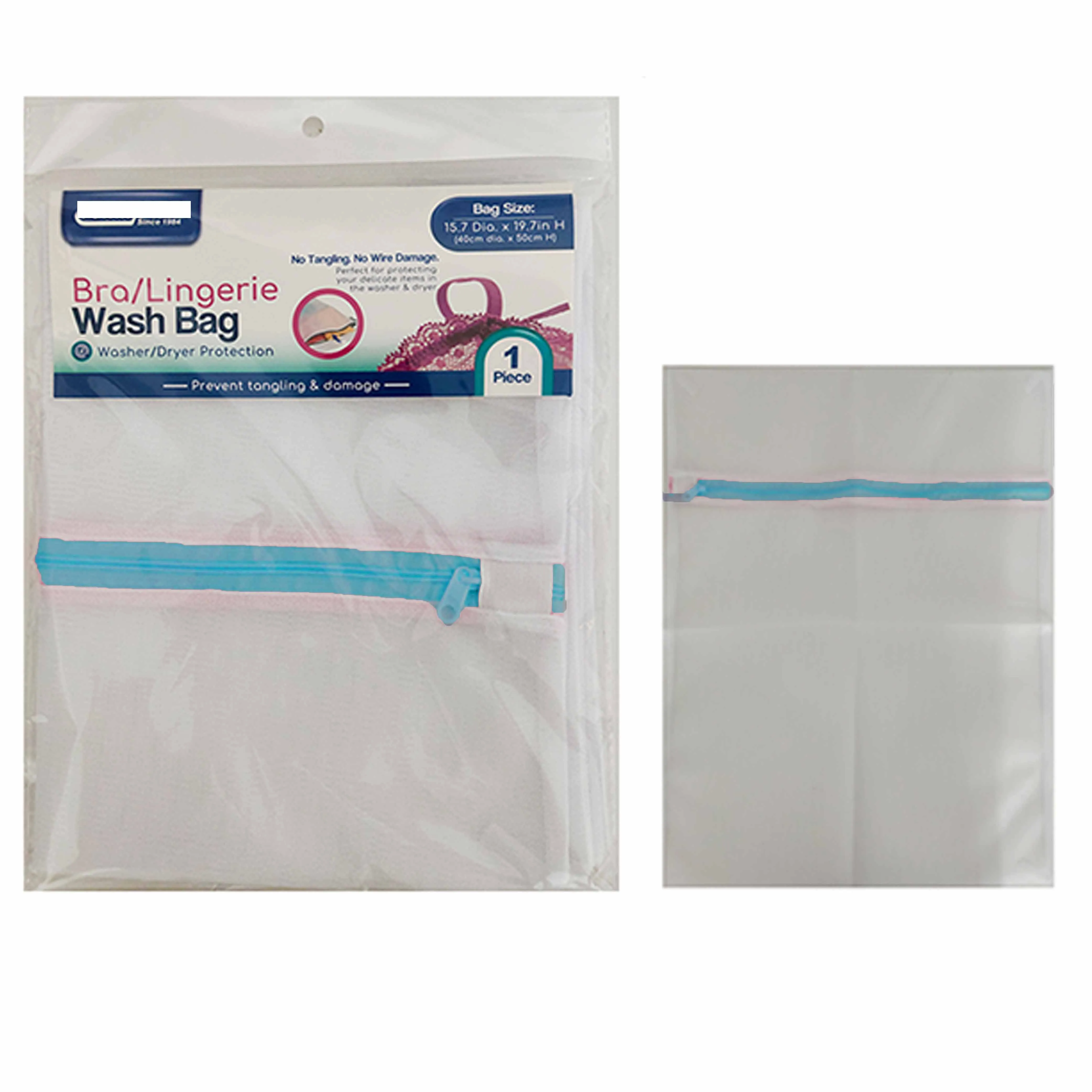 Zippered Mesh Laundry Wash Bags 15" x 18" Delicates Lingerie Hosiery Net New !